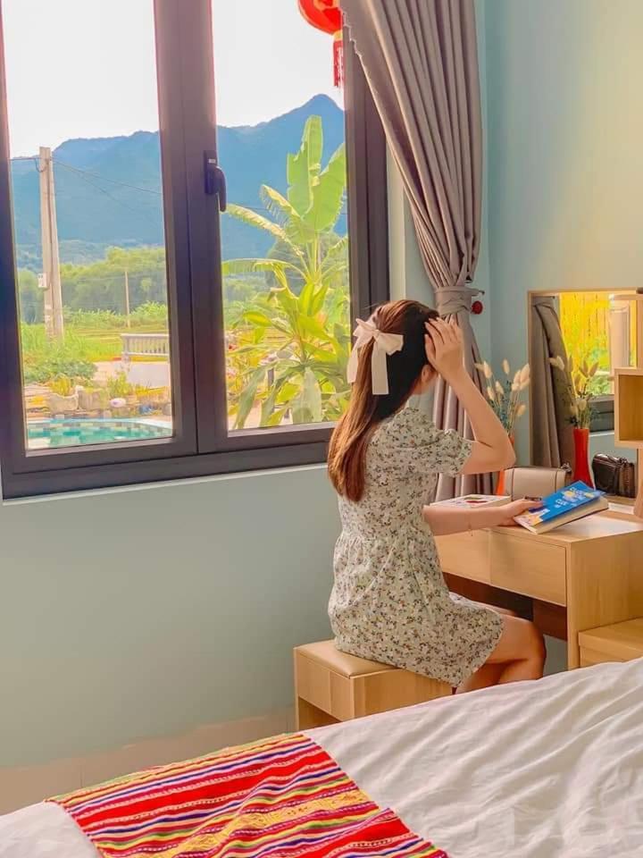 An Huy Homestay Mai Châu Exterior foto